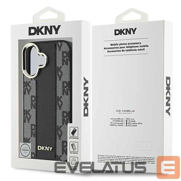 Other Phone Accessory DKNY DKNY Checkered Pattern Magsafe iPhone 16 Plus Case - Black