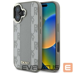 Other Phone Accessory DKNY  DKNY Checkered Pattern Magsafe iPhone 16 Case - Beige 