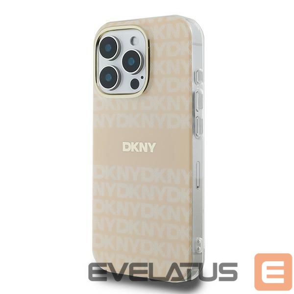 Other Phone Accessory DKNY DKNY Repeat Texture Pattern With Stripe iPhone 16 Pro Max Case - Pink