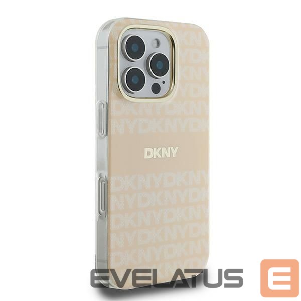 Other Phone Accessory DKNY DKNY Repeat Texture Pattern With Stripe iPhone 16 Pro Max Case - Pink