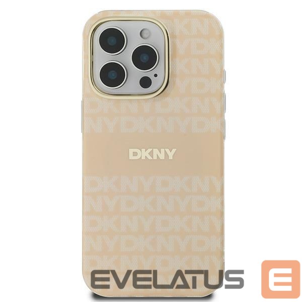 Other Phone Accessory DKNY DKNY Repeat Texture Pattern With Stripe iPhone 16 Pro Max Case - Pink