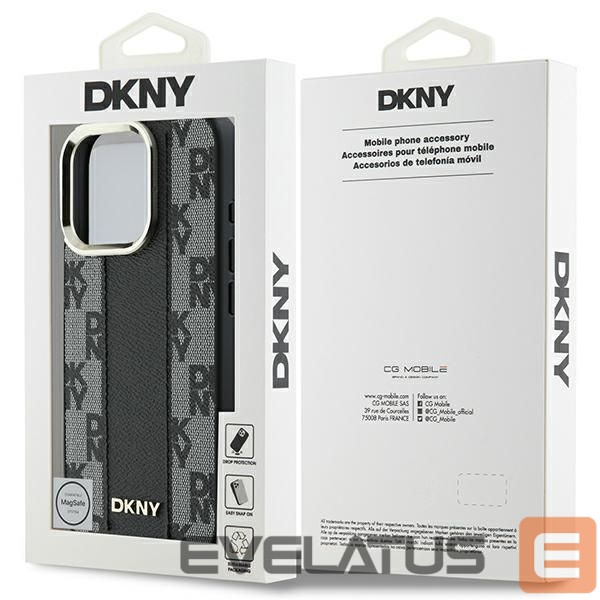 Other Phone Accessory DKNY Apple DKNY Checkered Pattern Magsafe iPhone 16 Pro Max Case - Black