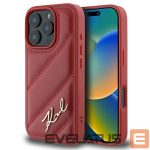 Other Phone Accessory Karl Lagerfeld  Karl Lagerfeld Quilted Signature iPhone 16 Pro Case - Red 