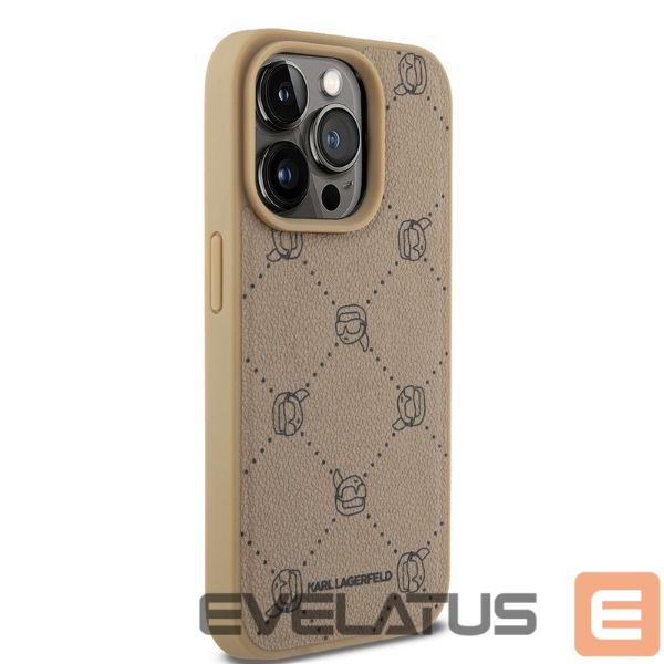 Other Phone Accessory Karl Lagerfeld Karl Lagerfeld Magsafe Karl Head iPhone 15 Pro Case - Beige