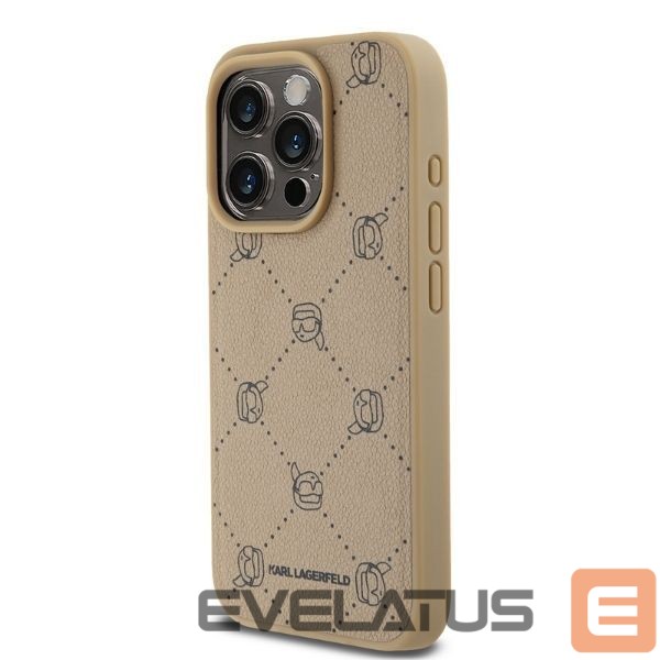 Other Phone Accessory Karl Lagerfeld Karl Lagerfeld Magsafe Karl Head iPhone 15 Pro Case - Beige