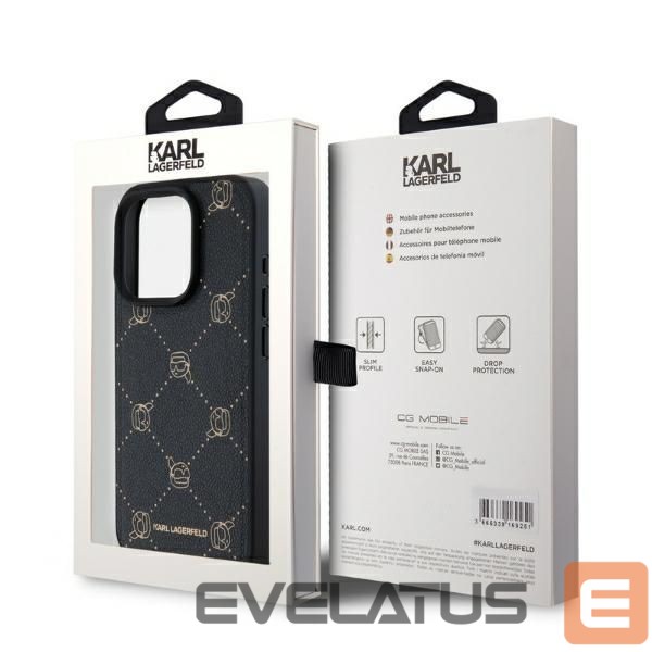 Other Phone Accessory Karl Lagerfeld Karl Lagerfeld Magsafe Karl Head iPhone 15 Pro Case - Black