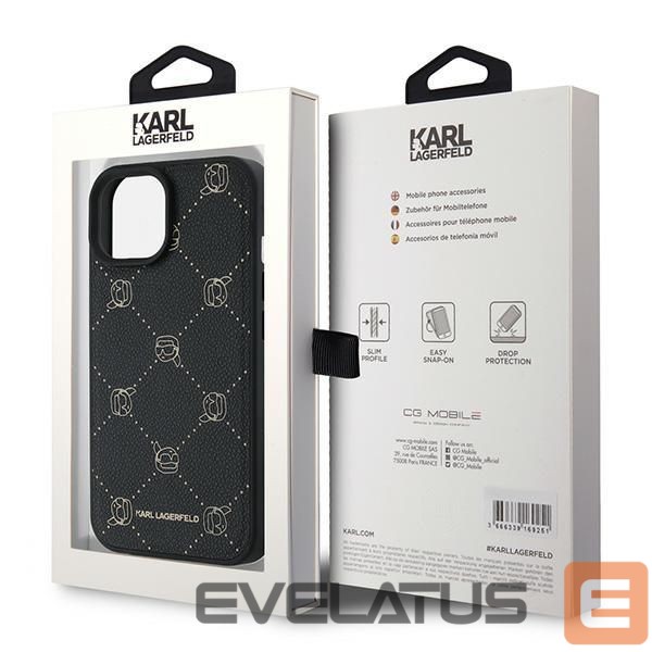 Other Phone Accessory Karl Lagerfeld Karl Lagerfeld Karl Head MagSafe Case for iPhone 15 Plus - Black