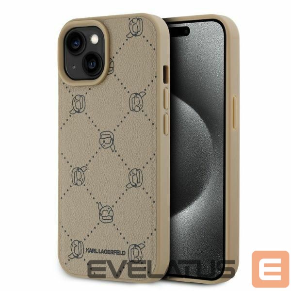 Other Phone Accessory Karl Lagerfeld Karl Lagerfeld Magsafe Karl Head iPhone 15 Case - Beige