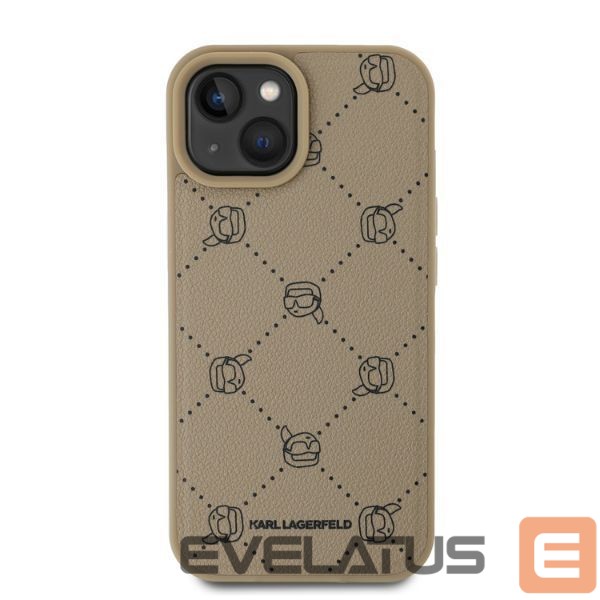 Other Phone Accessory Karl Lagerfeld Karl Lagerfeld Magsafe Karl Head iPhone 15 Case - Beige