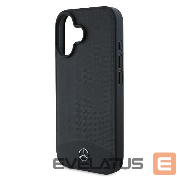 Other Phone Accessory Mercedes-Benz Mercedes Textured And Plain Leather MagSafe case for iPhone 16 - black