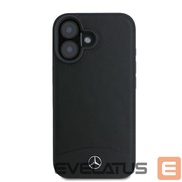 Other Phone Accessory Mercedes-Benz Mercedes Textured And Plain Leather MagSafe case for iPhone 16 - black