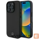 Other Phone Accessory Mercedes-Benz  Mercedes Textured And Plain Leather MagSafe case for iPhone 16 Pro Max - black 