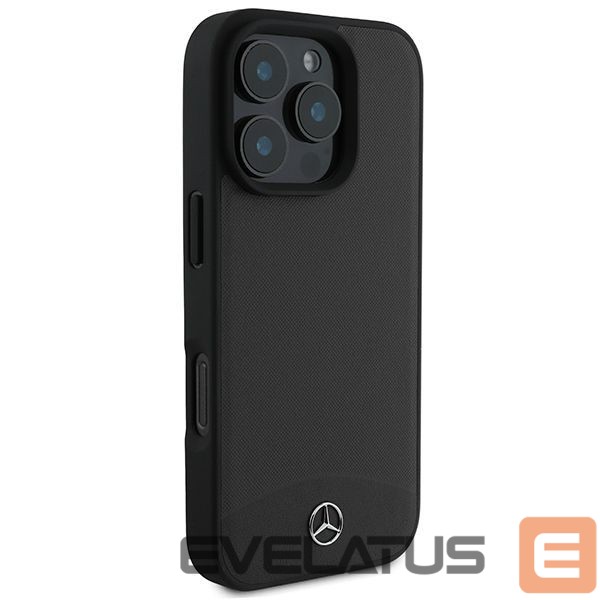 Other Phone Accessory Mercedes-Benz Mercedes Textured And Plain Leather MagSafe case for iPhone 16 Pro Max - black
