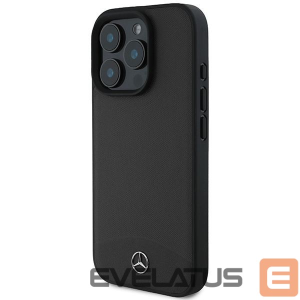 Other Phone Accessory Mercedes-Benz Mercedes Textured And Plain Leather MagSafe case for iPhone 16 Pro Max - black