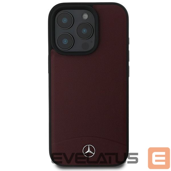 Other Phone Accessory Mercedes-Benz Mercedes Textured And Plain Leather MagSafe case for iPhone 16 Pro Max - red