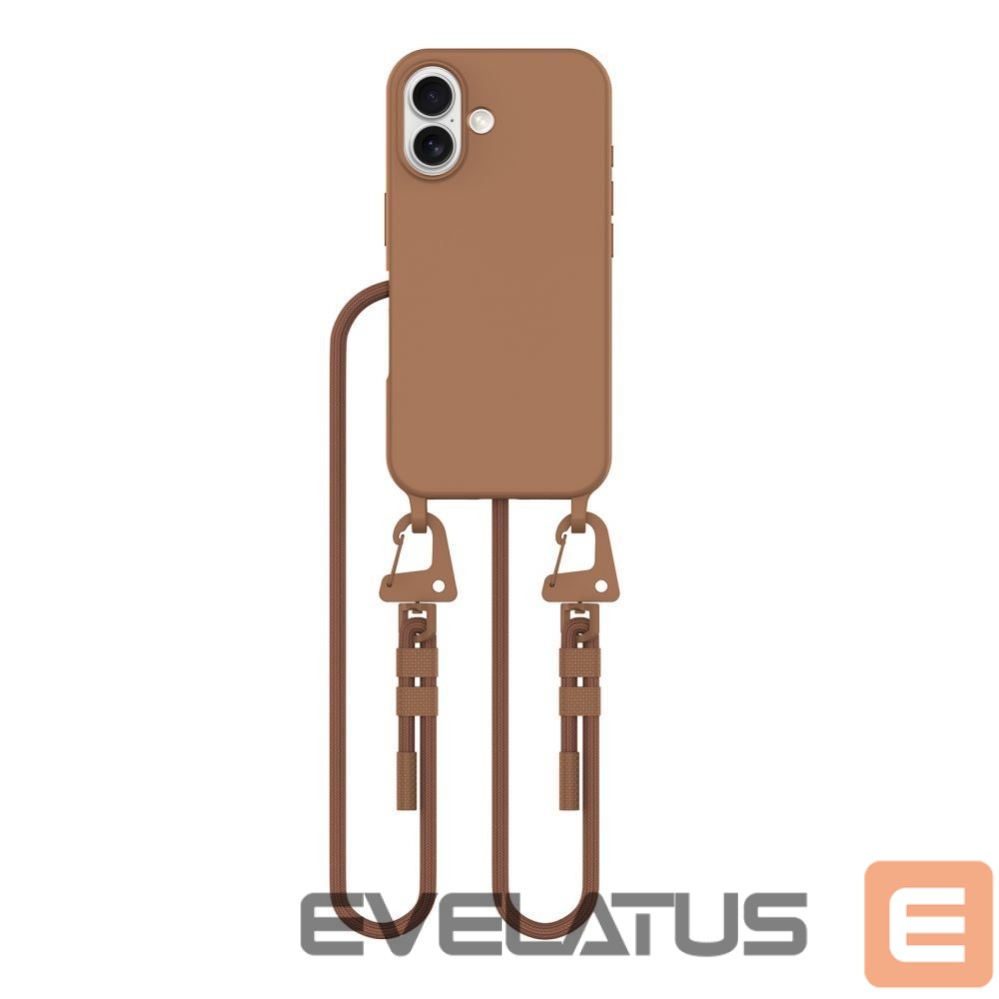 Other Phone Accessory Tech-Protect Tech-Protect MagNecklace MagSafe case with lanyard for iPhone 16 - brown
