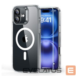 Other Phone Accessory ESR  ESR Classic Hybrid Halolock MagSafe Case + Tempered Glass for iPhone 16 - Clear 