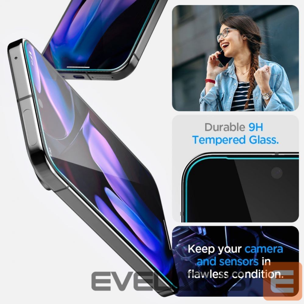 Other Phone Accessory Spigen Spigen Glas.tR EZ Fit Tempered Glass with Applicator for Google Pixel 9 Pro XL (2 pcs.)