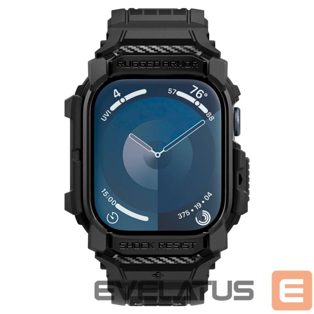 Other Phone Accessory Spigen Spigen Rugged Armor Pro Apple Watch 10 (42mm) Strap Case - Black