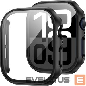 Other Phone Accessory Tech-Protect  Tech-Protect Defense360 Tempered Glass Case for Apple Watch 10 (42mm) - Black 