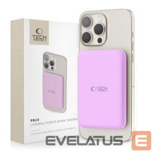 Other Phone Accessory Tech-Protect  Tech-Protect LifeMag MagSafe PB10 5000mAh Power Bank - Pink 