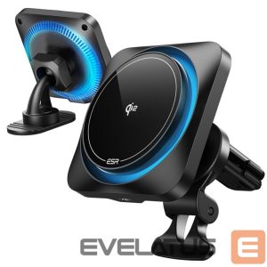 Other Phone Accessory ESR  ESR Halolock CryoBoost MagSafe Inductive Charger Holder for Dashboard and Air Vent with Qi 2 15W - Black 