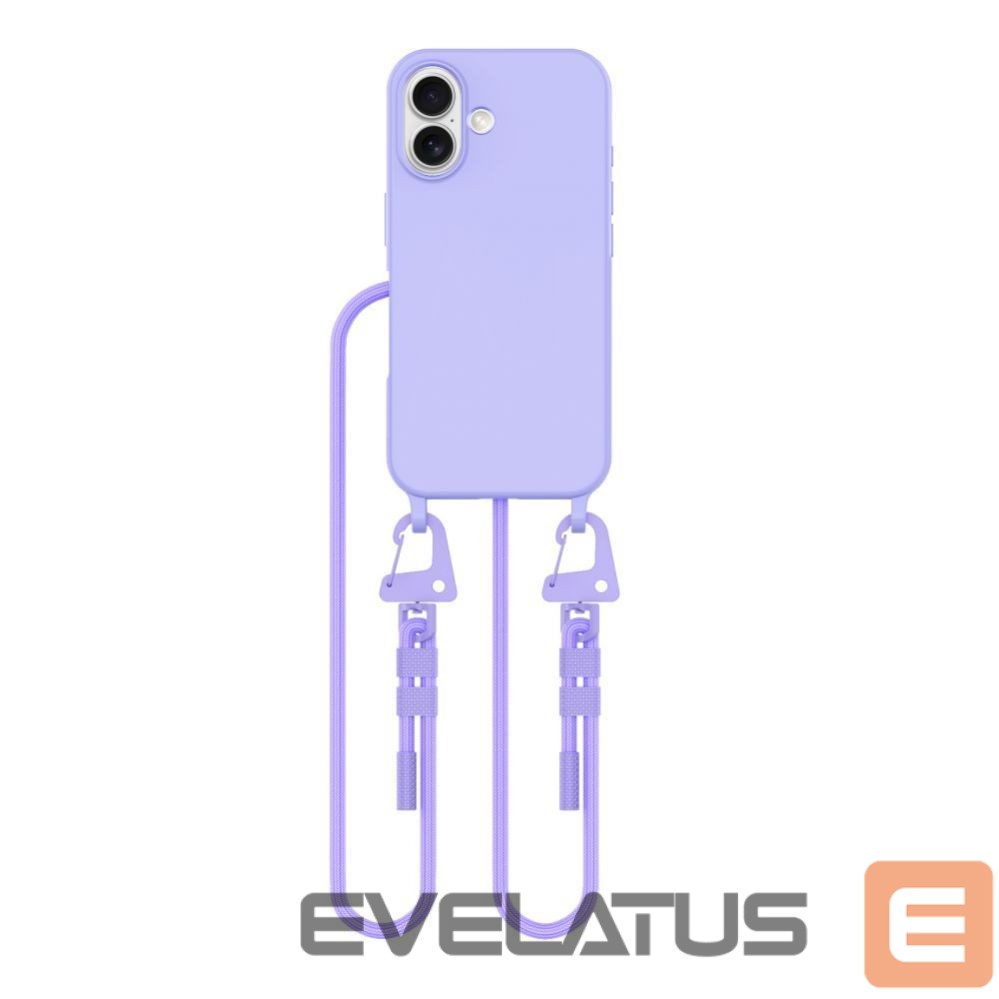 Other Phone Accessory Tech-Protect Tech-Protect MagNecklace MagSafe Case with Lanyard for iPhone 16 - Purple