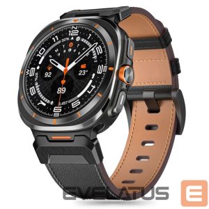 Other Phone Accessory Tech-Protect  Tech-Protect Delta Pro Leather Strap for Samsung Galaxy Watch Ultra (47mm) - Black 