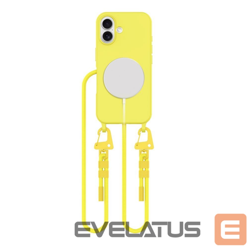 Other Phone Accessory Tech-Protect Tech-Protect MagNecklace MagSafe Case with Lanyard for iPhone 16 - Yellow