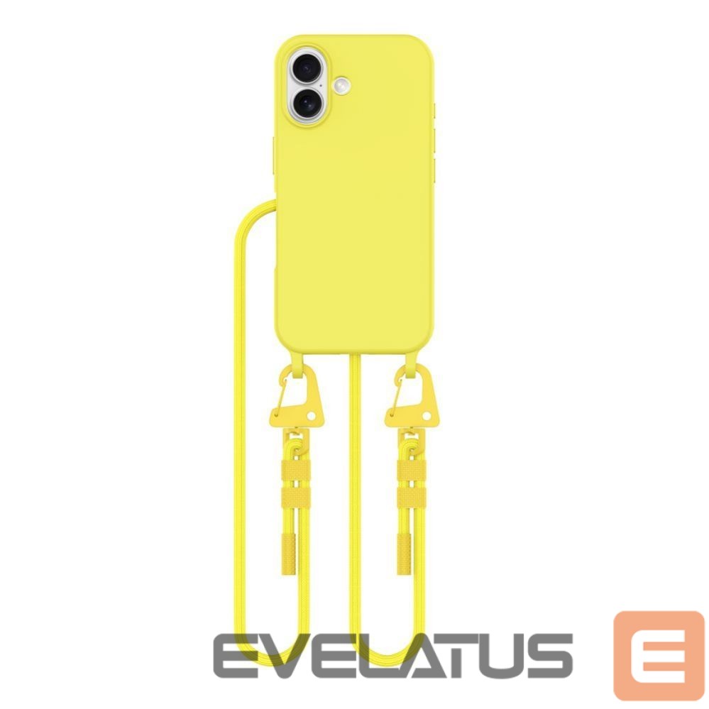 Other Phone Accessory Tech-Protect Tech-Protect MagNecklace MagSafe Case with Lanyard for iPhone 16 - Yellow