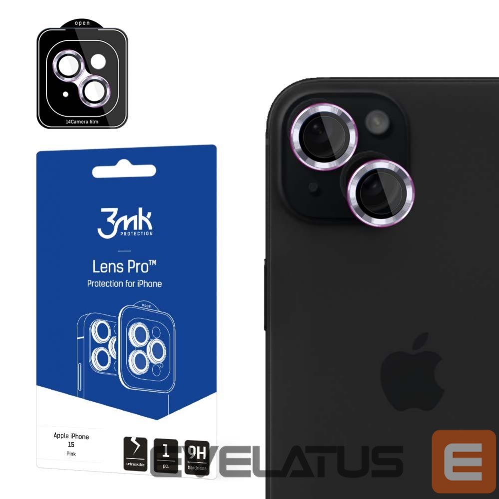 Other Phone Accessory 3MK Camera cover 3mk Lens Protection Pro Pink for iPhone 15