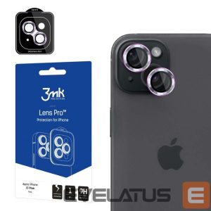 Other Phone Accessory 3MK  Camera Cover 3mk Lens Protection Pro Pink for iPhone 15 Plus 