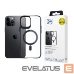 Other Phone Accessory 3MK  3mk Satin Armor MagCase with MagSafe for iPhone 12 Pro Max - Clear with Black Frame 