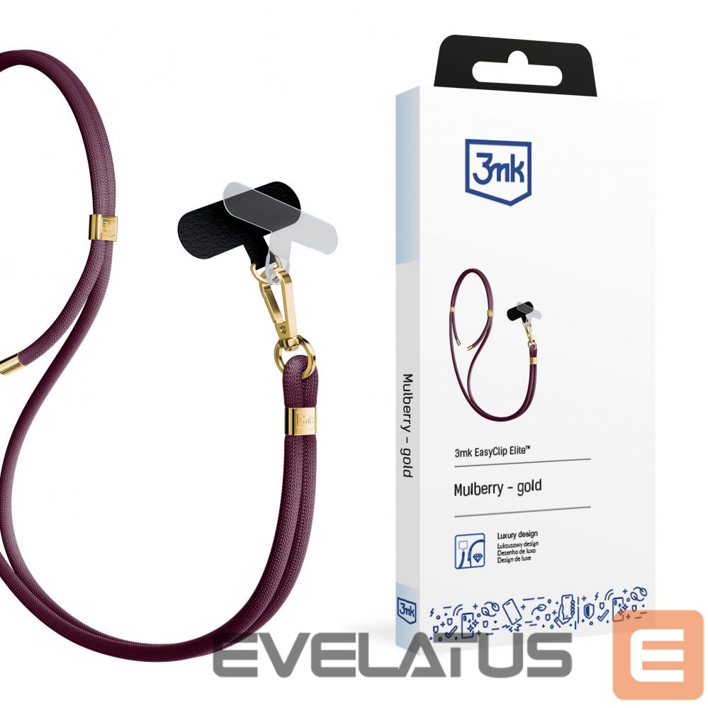 Other Phone Accessory 3MK Accessories Mulberry (gold) - 3mk EasyClip Elite