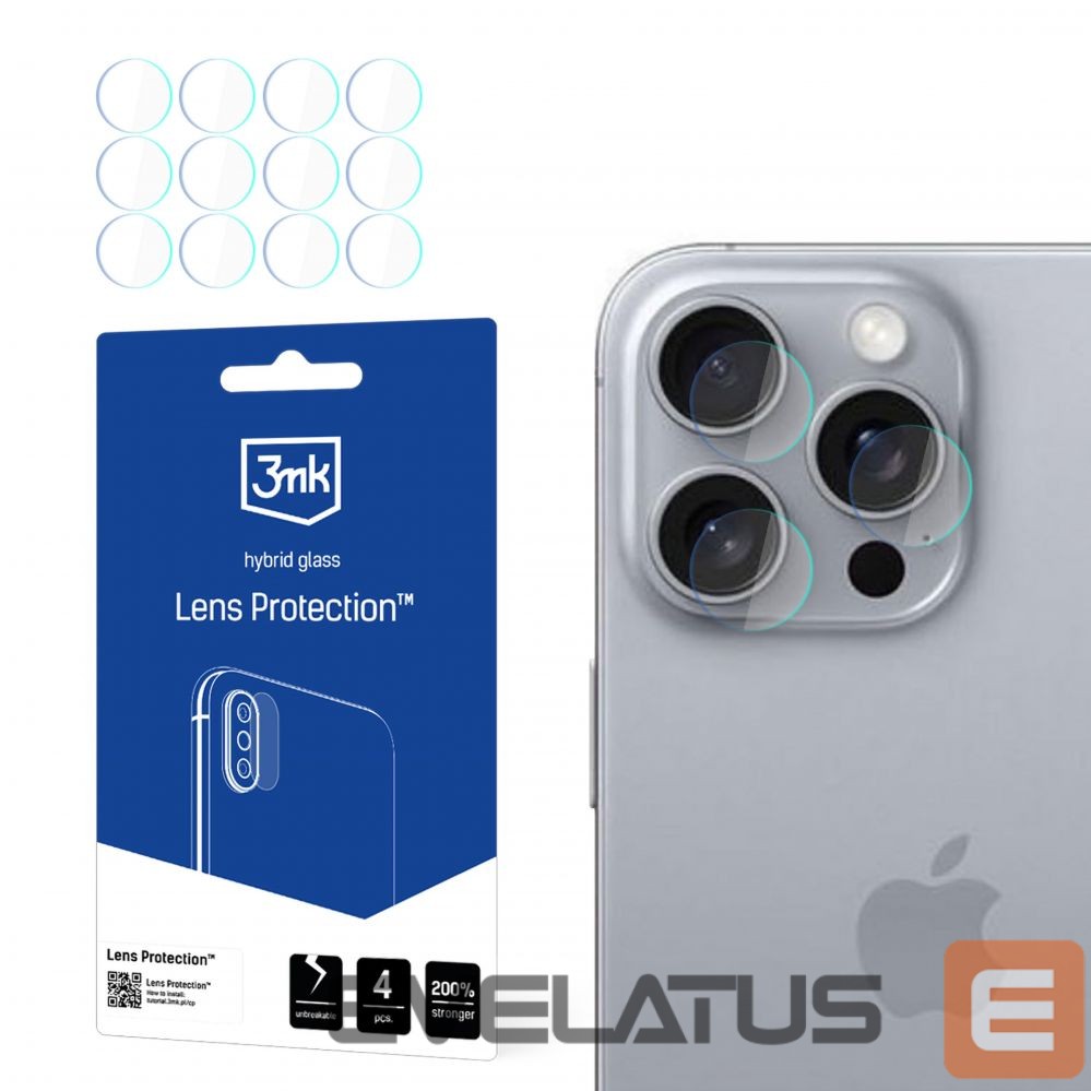 Other Phone Accessory 3MK 3mk Lens Protection Camera Cover for iPhone 16 Pro