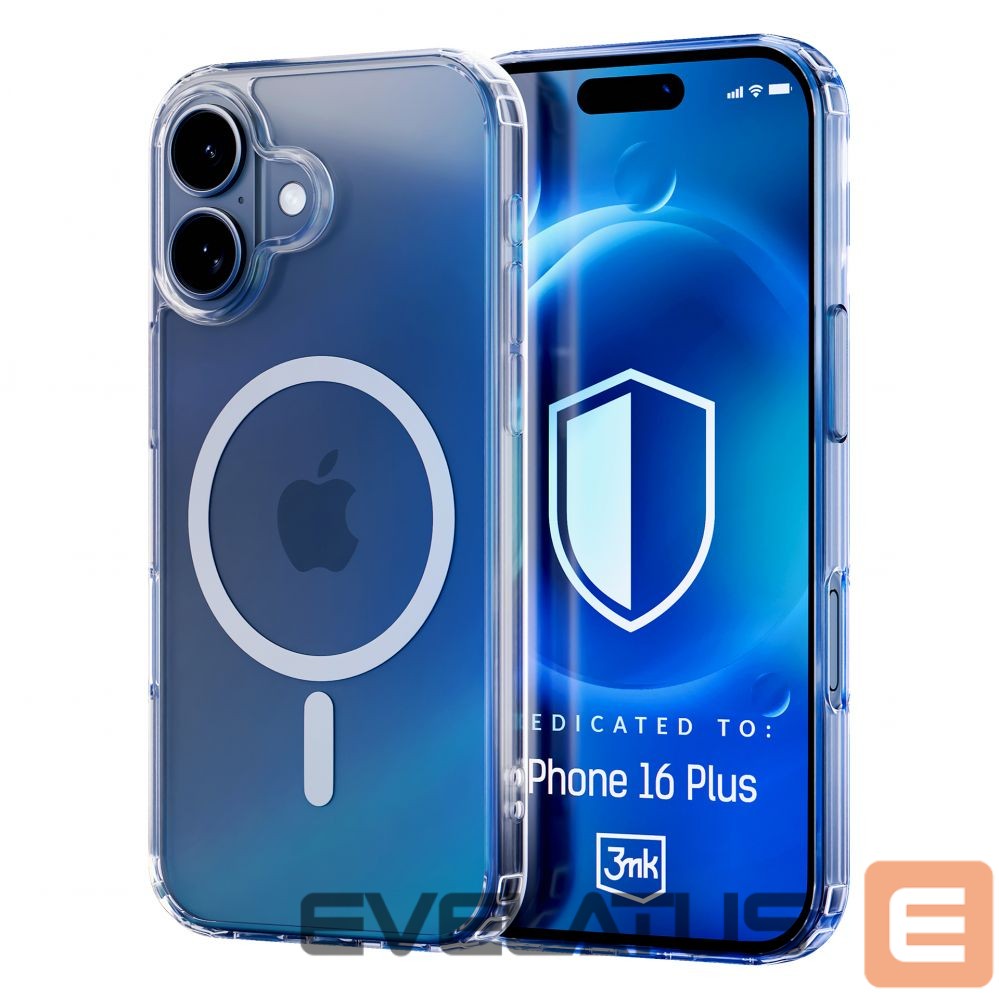 Other Phone Accessory 3MK 3mk MagCase with MagSafe for iPhone 16 Plus - Transparent