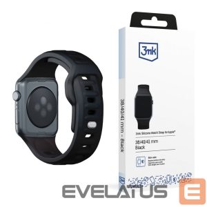 Other Phone Accessory 3MK  3mk Silicone Watch Strap for Apple Watch 38 / 40 / 41 mm - black 