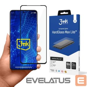 Other Phone Accessory 3MK  Tempered glass 3mk HardGlass Max Lite with black frame for Xiaomi Redmi Note 13 Pro+ 