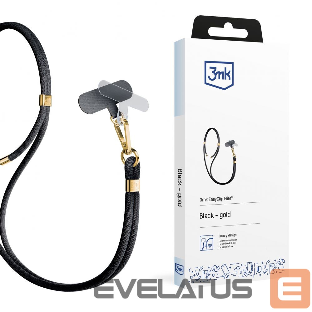 Other Phone Accessory 3MK Accessories Black (gold) - 3mk EasyClip Elite