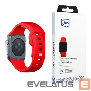 Other Phone Accessory 3MK  3mk Silicone Watch Strap for Apple Watch 42 / 44 / 45 / 49 mm - red 