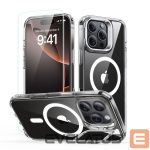 Other Phone Accessory ESR  ESR Classic Hybrid Kickstand Halolock MagSafe Case Set with Stand + Tempered Glass for iPhone 16 Pro - Clear 