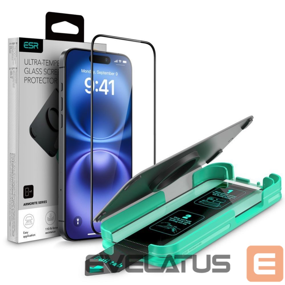 Other Phone Accessory ESR TEMPERED GLASS ESR ARMORITE IPHONE 16 PRO BLACK