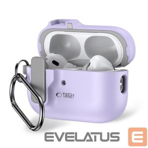 Other Phone Accessory Tech-Protect  Tech-Protect Slim Hook Case with Carabiner for Apple AirPods Pro 1 / 2 - Purple 