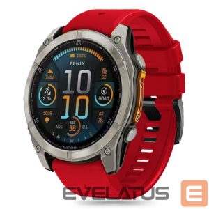 Other Phone Accessory Tech-Protect  TECH-PROTECT SILICONE LINE GARMIN FENIX 5X / 5X PLUS / 6X / 6X PRO / 7X / 8 (51 MM) RED 