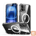 Other Phone Accessory ESR  ESR Classic Hybrid Kickstand Halolock MagSafe Case Set + Tempered Glass for iPhone 16 - Clear 