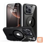 Other Phone Accessory ESR  ESR Classic Hybrid Kickstand Halolock MagSafe Case Set + Tempered Glass for iPhone 16 Pro - Clear 