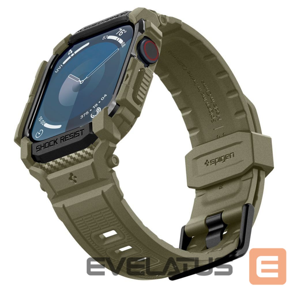 Other Phone Accessory Spigen Spigen Rugged Armor ”Pro” Strap for Apple Watch 10 (46MM) - Green