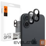 Other Phone Accessory Spigen  Spigen Optik GLAS.TR Camera Protector 2-PACK for iPhone 16 / 16 PLUS - Black 