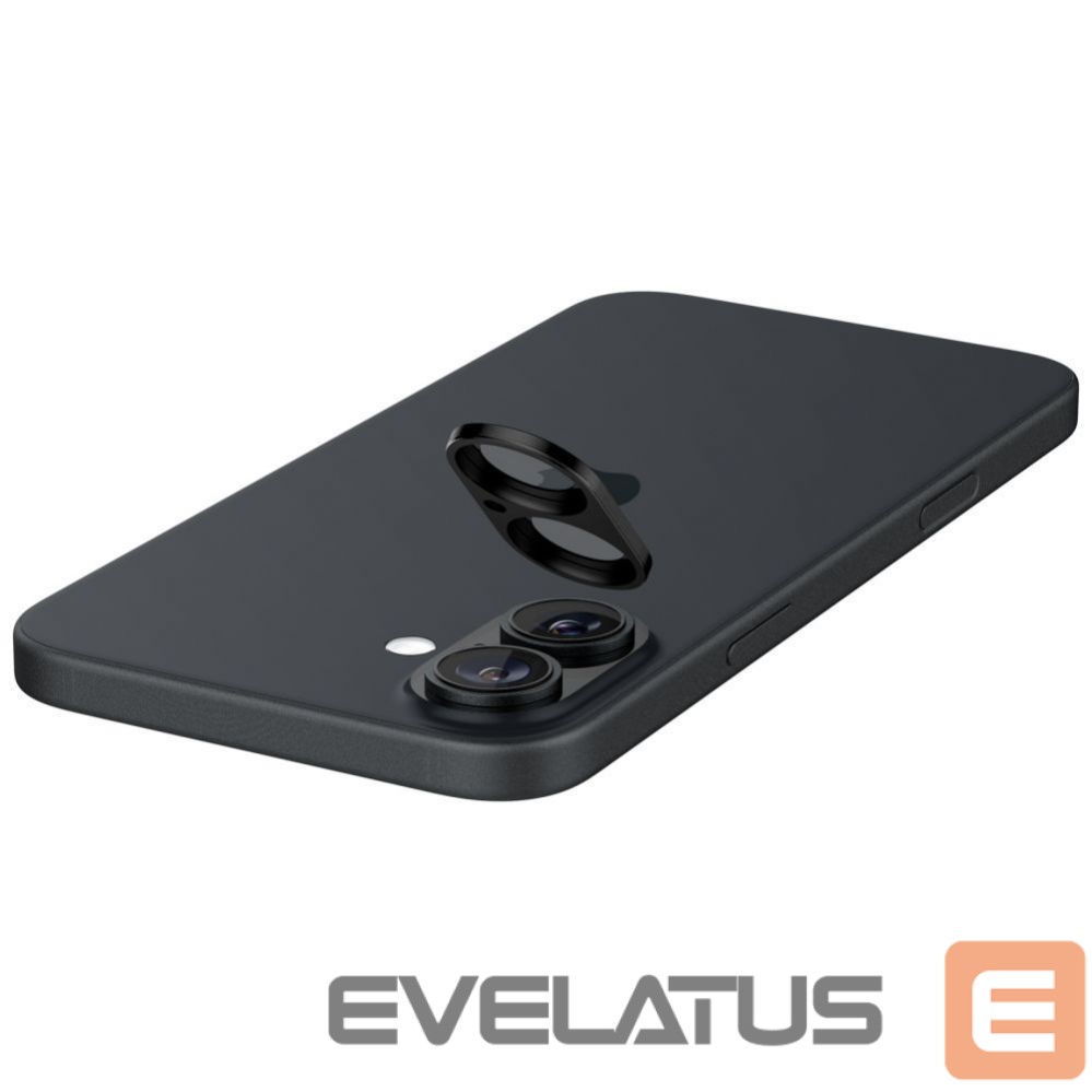 Other Phone Accessory Spigen Spigen Optik GLAS.TR Camera Protector 2-PACK for iPhone 16 / 16 PLUS - Black