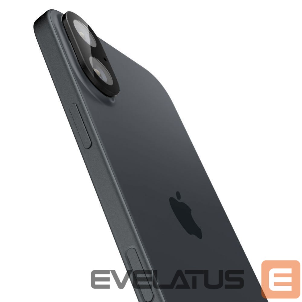 Other Phone Accessory Spigen Spigen Optik GLAS.TR Camera Protector 2-PACK for iPhone 16 / 16 PLUS - Black